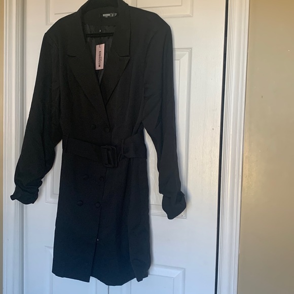 Tuxedo dress black - Picture 1 of 4